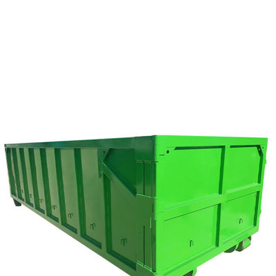 Customized Heavy Duty Hook Lift Bin With Lockable Lid Anti Corrosion Coating